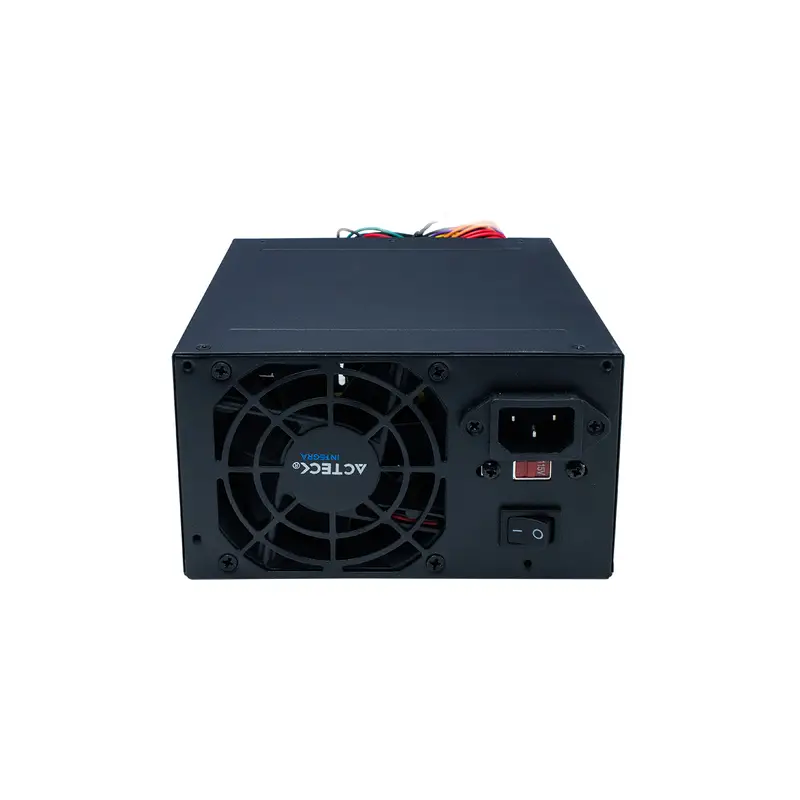 FUENTE DE PODER ACTECK 500W 2 SATA 24 PINES NEGRO R-500 ES-05001