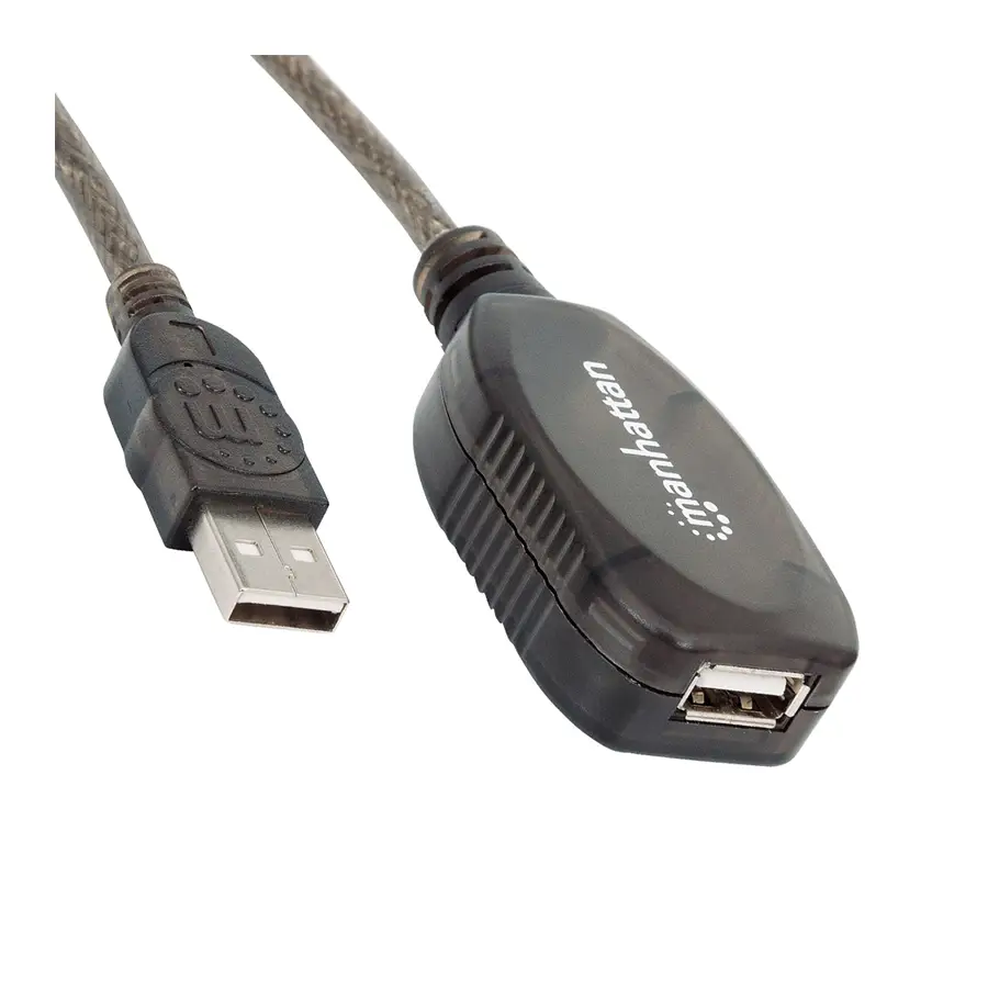 CABLE MANHATTAN USB 2.0 EXTENSION ACTIVA 20 METROS ENCADENABLE 150958