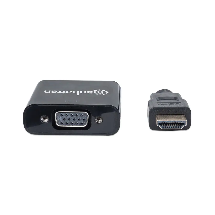 CONVERTIDOR MANHATTAN VIDEO HDMI A SVGA, NEGRO 151436