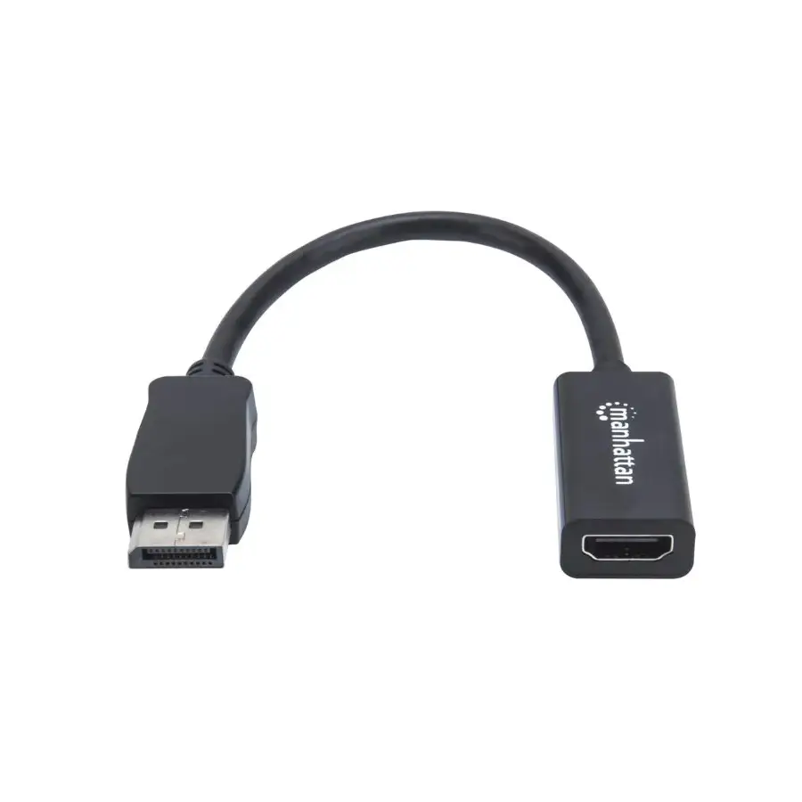ADAPTADOR DISPLAYPORT A HDMI M-H 15CM 1080P MANHATTAN 151634