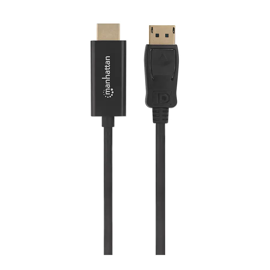 CABLE MANHATTAN DISPLAYPORT-HDMI M-M 1080P 3.0M NEGRO 153188