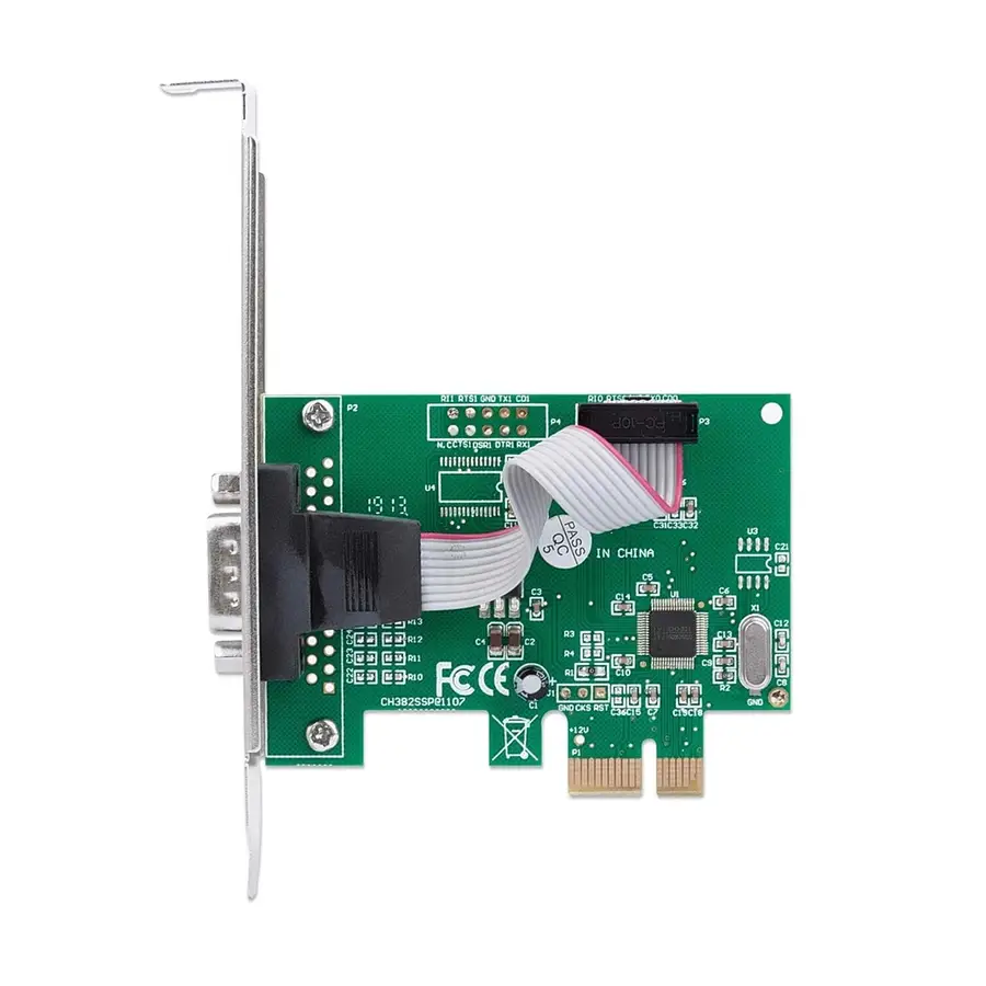 TARJETA MANHATTAN SERIAL PCI EXPRESS 1 PUERTO BRACKETS ESTANDAR 153492