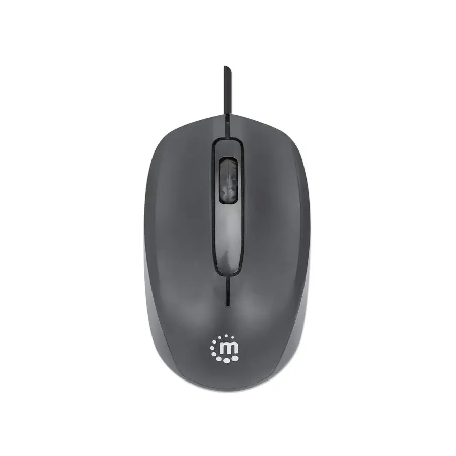 MOUSE USB NEGRO ESTANDAR MANHATTAN 190190