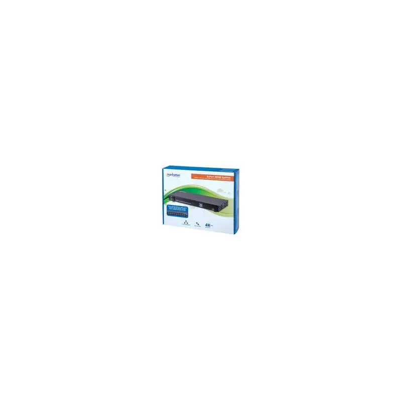VIDEO SPLITTER MANHATTAN HDMI UHDTV 4K@30HZ, 1IN : 8OUT/AC 207560