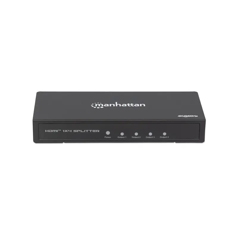 VIDEO SPLITTER MANHATTAN HDMI 4K@60HZ 1 IN 4 OUT 3D CASCADA 3 207805