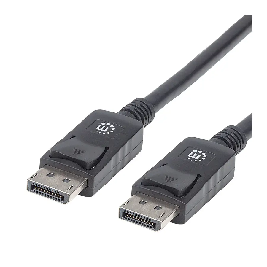 CABLE DISPLAYPORT MANHATTAN MACHO-M 1M NEGRO BLINDADO 4K@60HZ 306935
