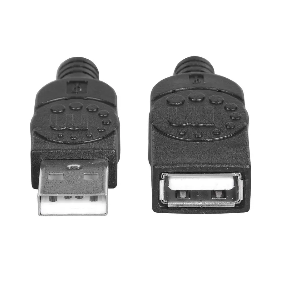 CABLE DE EXTENSION MANHATTAN USB V2.0 M H 1.8M NEGRO 480 MBPS 338653