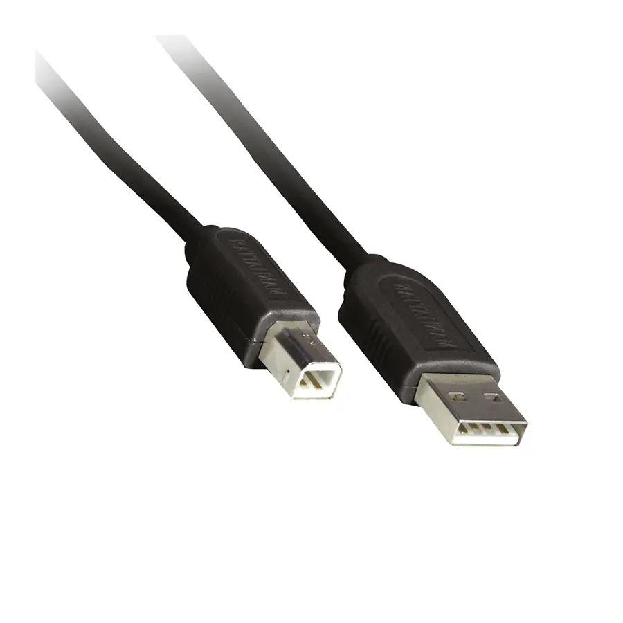 CABLE MANHATTAN USB A-B 1.8M NEGRO 342650