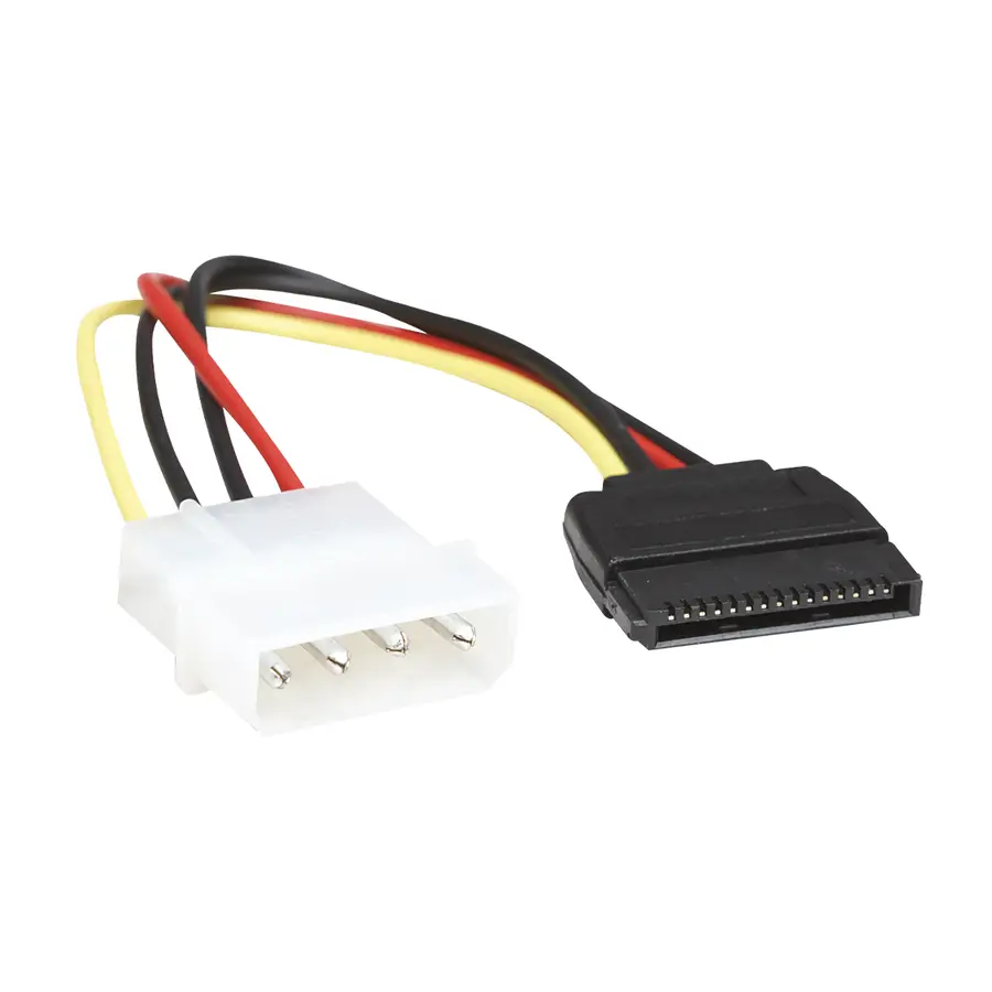 CABLE DE ENERGIA SATA DE 4 A 15 PINES/16CM/ MANHATTAN 342766