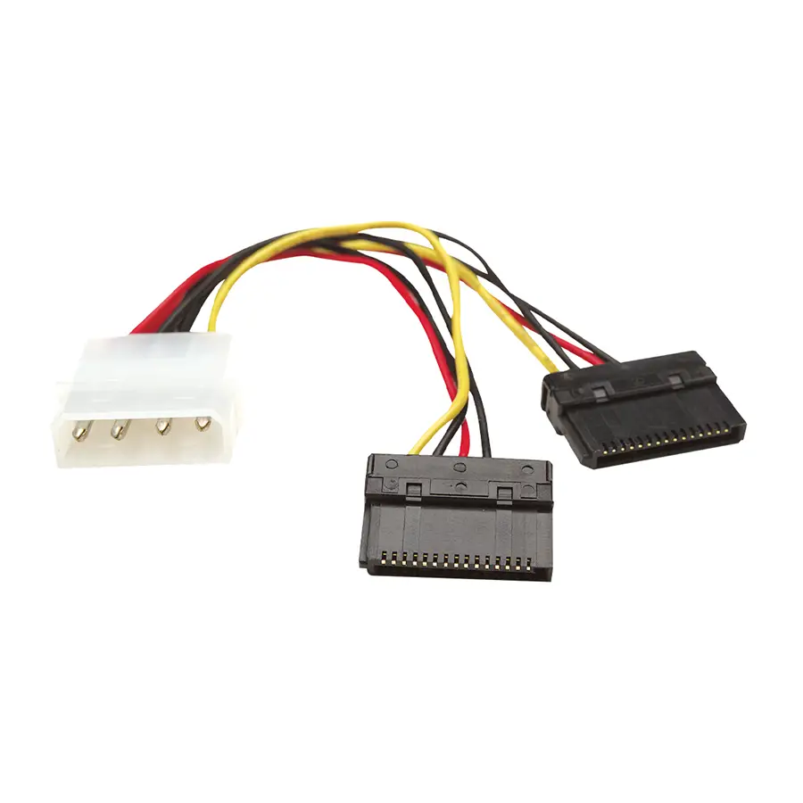 CABLE DE CORRIENTE SATA EN Y /4 A 2X15 PINES MANHATTAN 15CM 349369