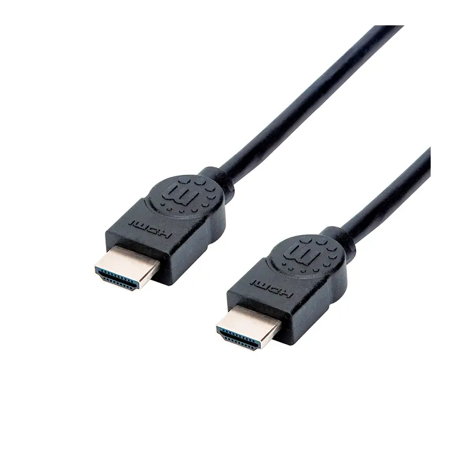 CABLE HDMI NEGRO ALTA VELOCIDAD M-M 4K BLINDADO 1.5 M MANHATTAN 355308