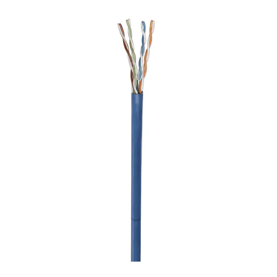 BOBINA INTELLINET CAT5E UTP CCA SOLIDA COLOR AZUL 24AWG 305 MTS 362344