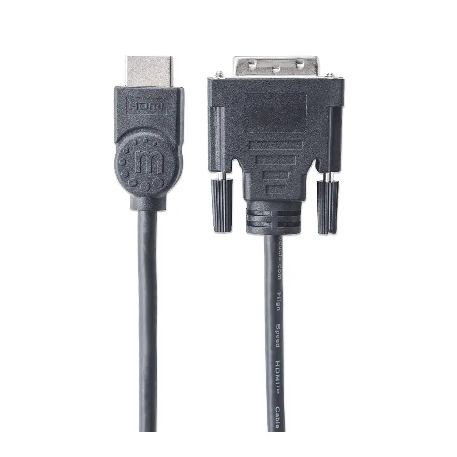 CABLE VIDEO HDMI MANHATTAN DVI-D M-M  1.8M 372503