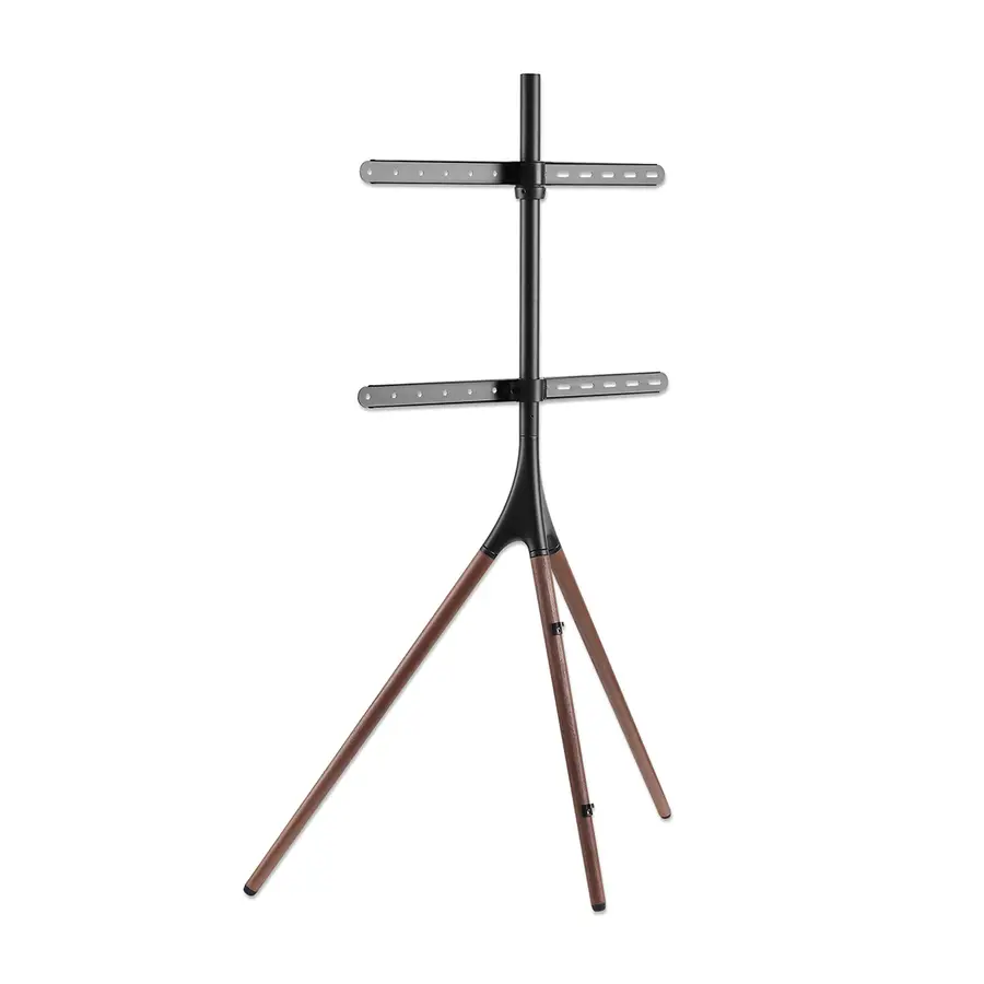 SOPORTE MANHATTAN TV TRIPODE 45A 65 32KG MADERA NOGAL ALU ACERO 461795