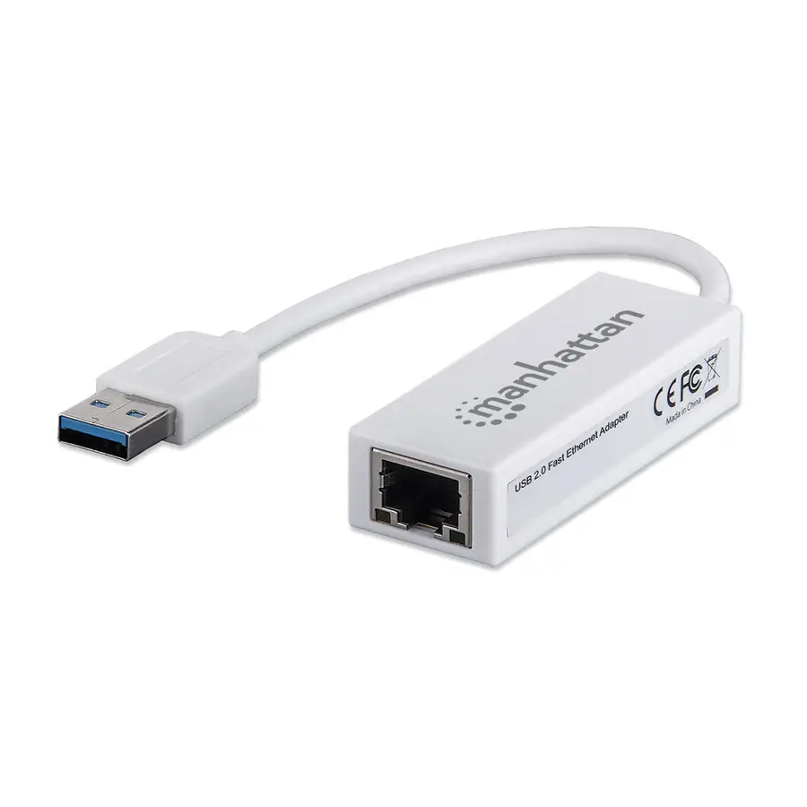 ADAPTADOR MANHATTAN FAST ETHERNET TARJETA RED 10/100 USB 2.0 506731