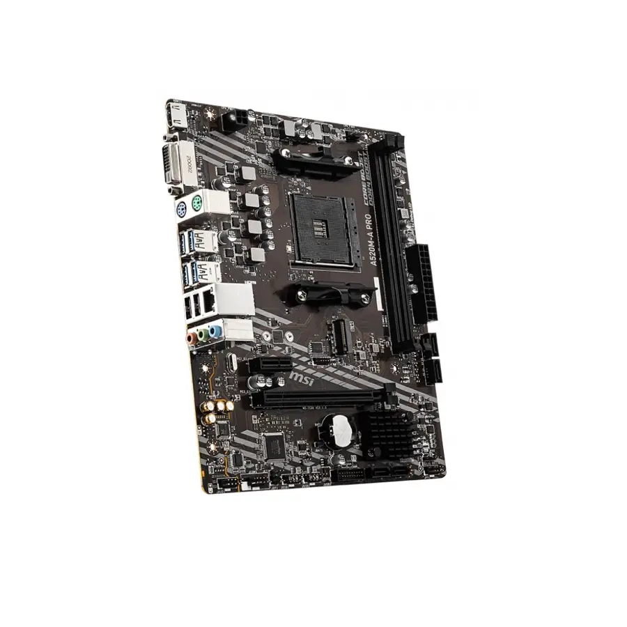 TARJETA MADRE MSI A520M-A PRO DDR4 M.2 PCIE 3.0 RYZEN AM4 MATX HDMI