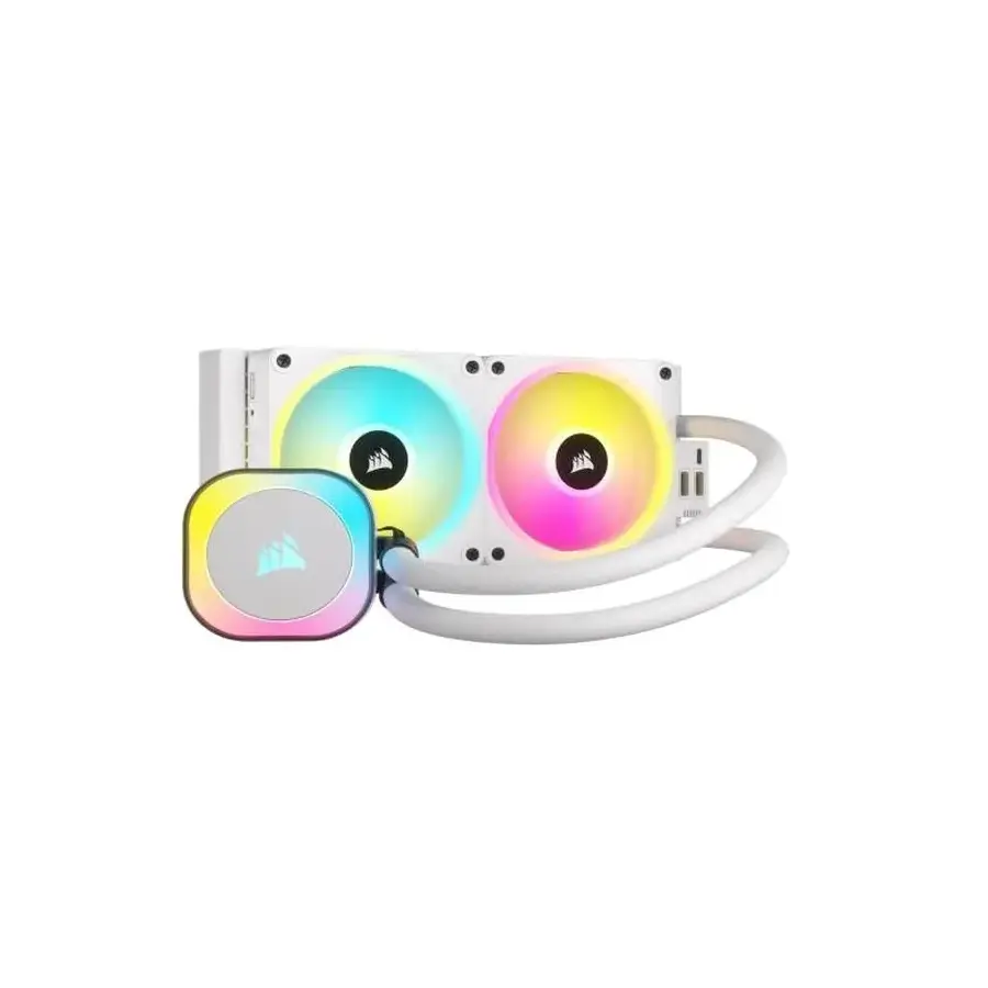 ENFRIAMIENTO LIQUIDO CORSAIR ICUE LINK H100I RGB 240MM BLANCO CW-90610