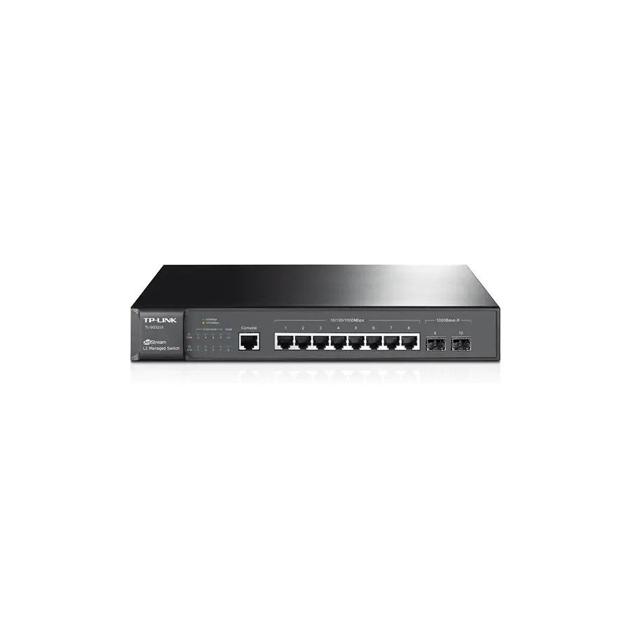 SWITCH ADMIN L2 TP-LINK 8 PTOS GIGA Y 2 PTOS SFP /SG3210 (TL-SG3210)