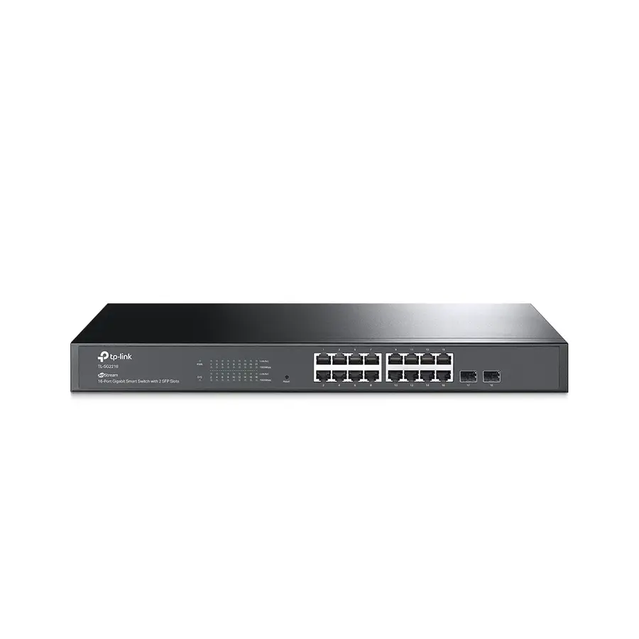 SWITCH JETSTREAM TP-LINK 16 PTOS GIGA/2 PTOS SFP /SG2218 (TL-SG2218)
