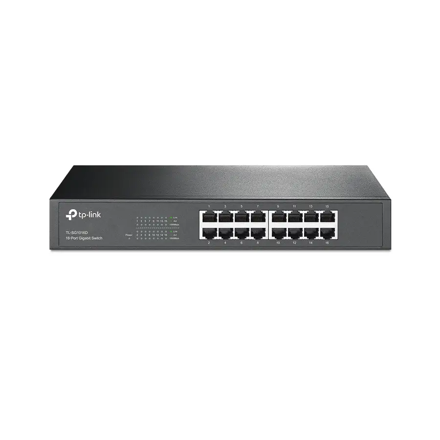 TP-LINK SWITCH ESCRITORIO 16PTOSGIGA/SAVEENERGY 40%/TL-SG1016D