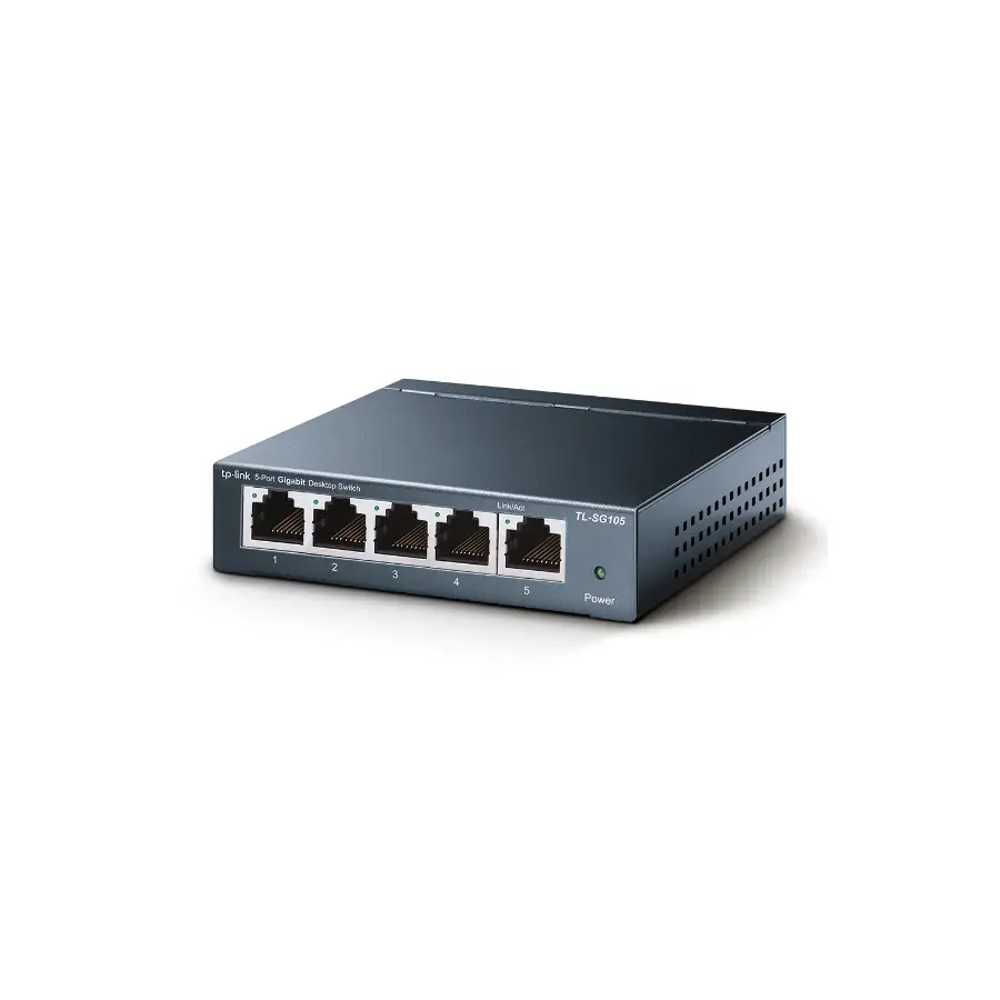 TP-LINK SWITCH ESCRITORIO /5PTOS GIGA/PLUG&PLAY/QoS/IGMP/ TL-SG105