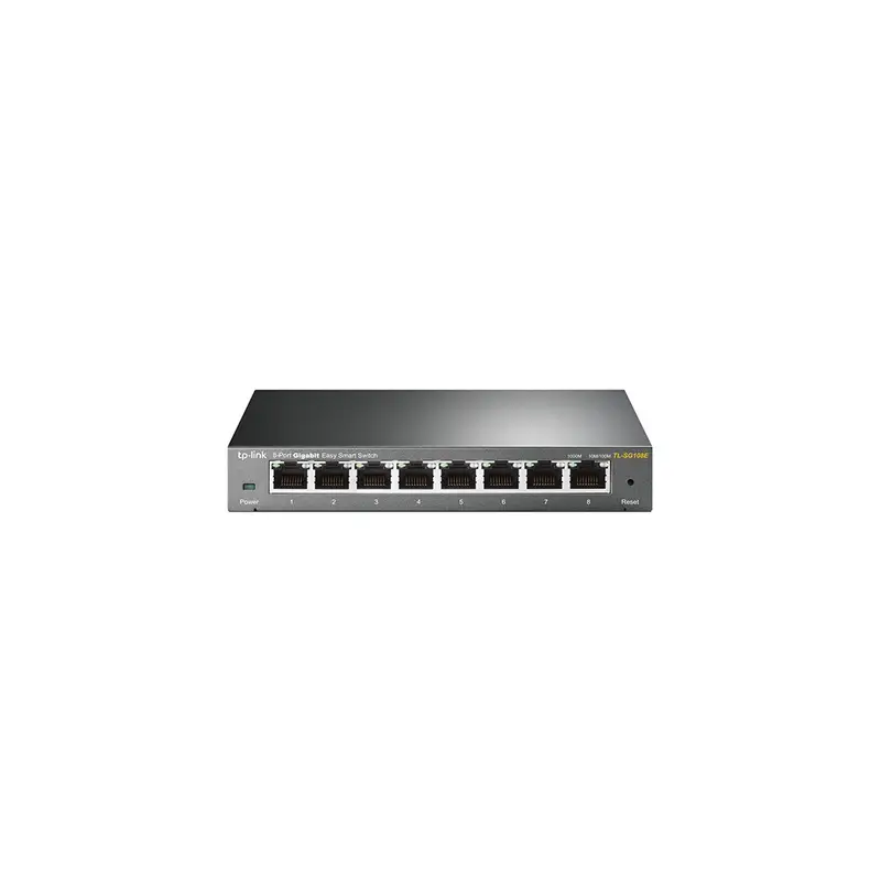 TP-LINK CONMUTADOR EASY SMART GIGABIT DE 8 PUERTOS / TL-SG108E V2