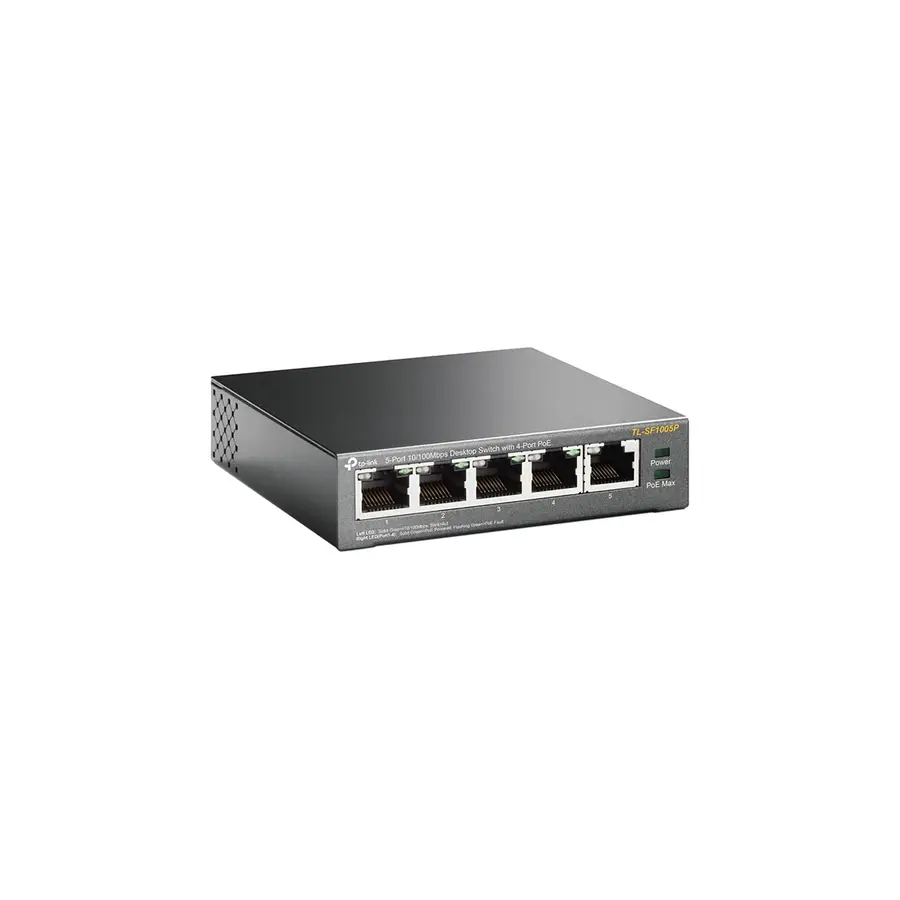 TP-LINK SWITCH ESCRITORIO /5 PTOS FAST/4PoE/58W/ TL-SF1005P