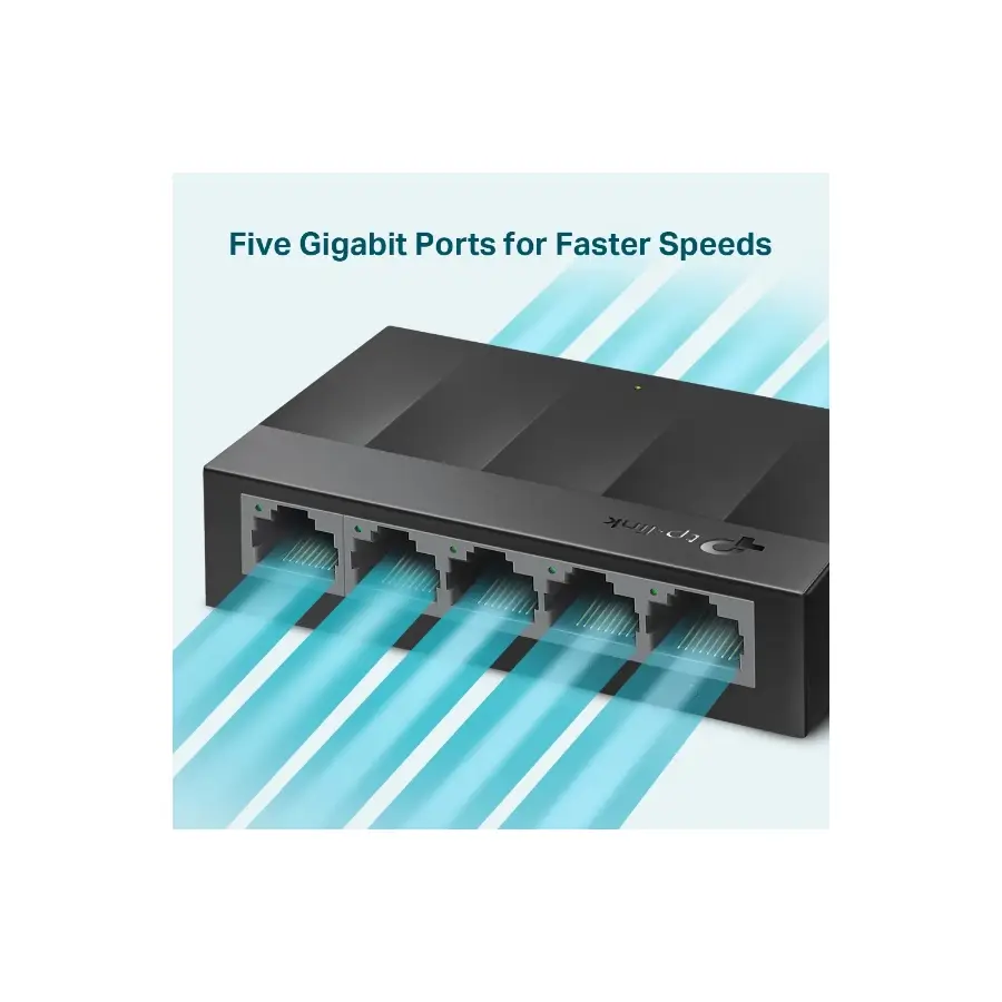 TP-LINK SWITCH DE ESCRITORIO DE 5 PTOS 10/100/1000MBPS/ LS1005G