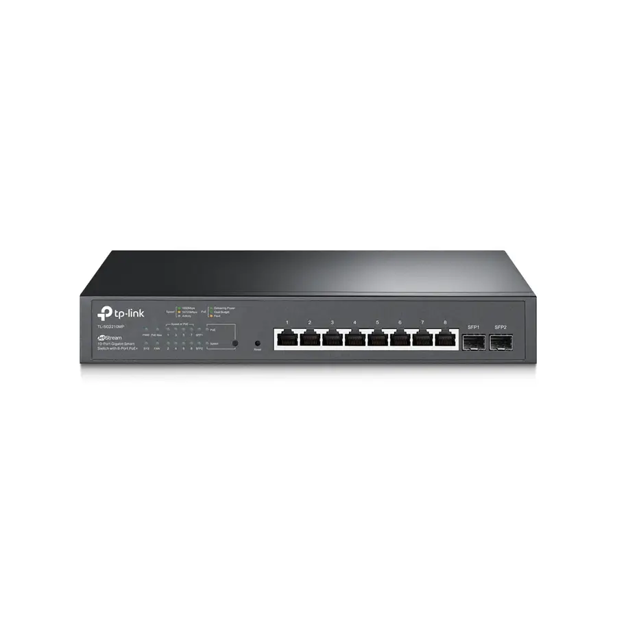 SWITCH SMART TP-LINK 10 PUERTOS 8PTOS POE + /SG2210MP (TL-SG2210MP)