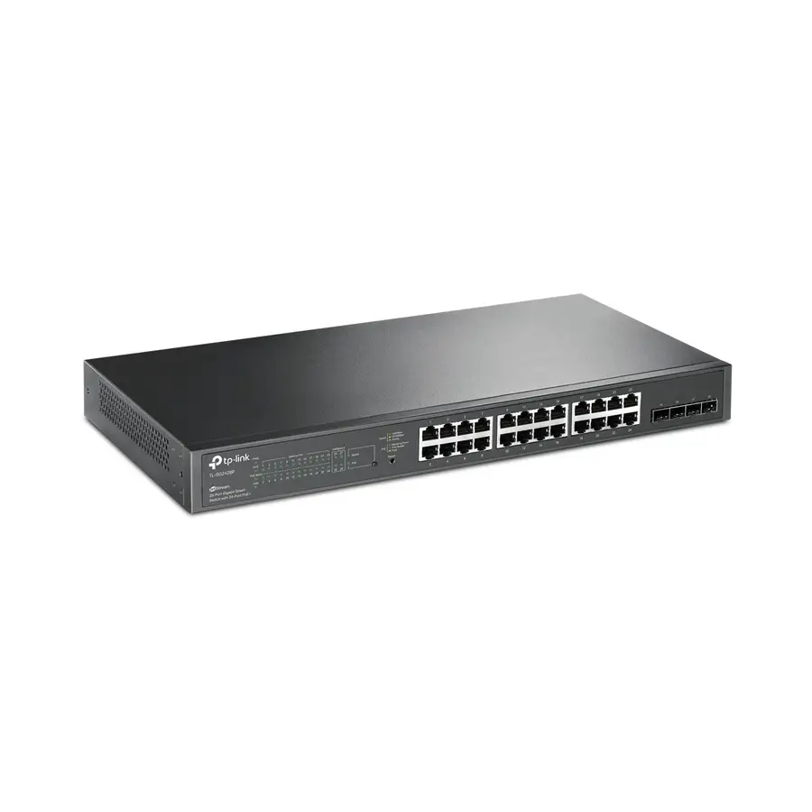 SWITCH SMART TP-LINK 24PTOS POE + 4 RANURASSFP /SG2428P (TL-SG2428P)