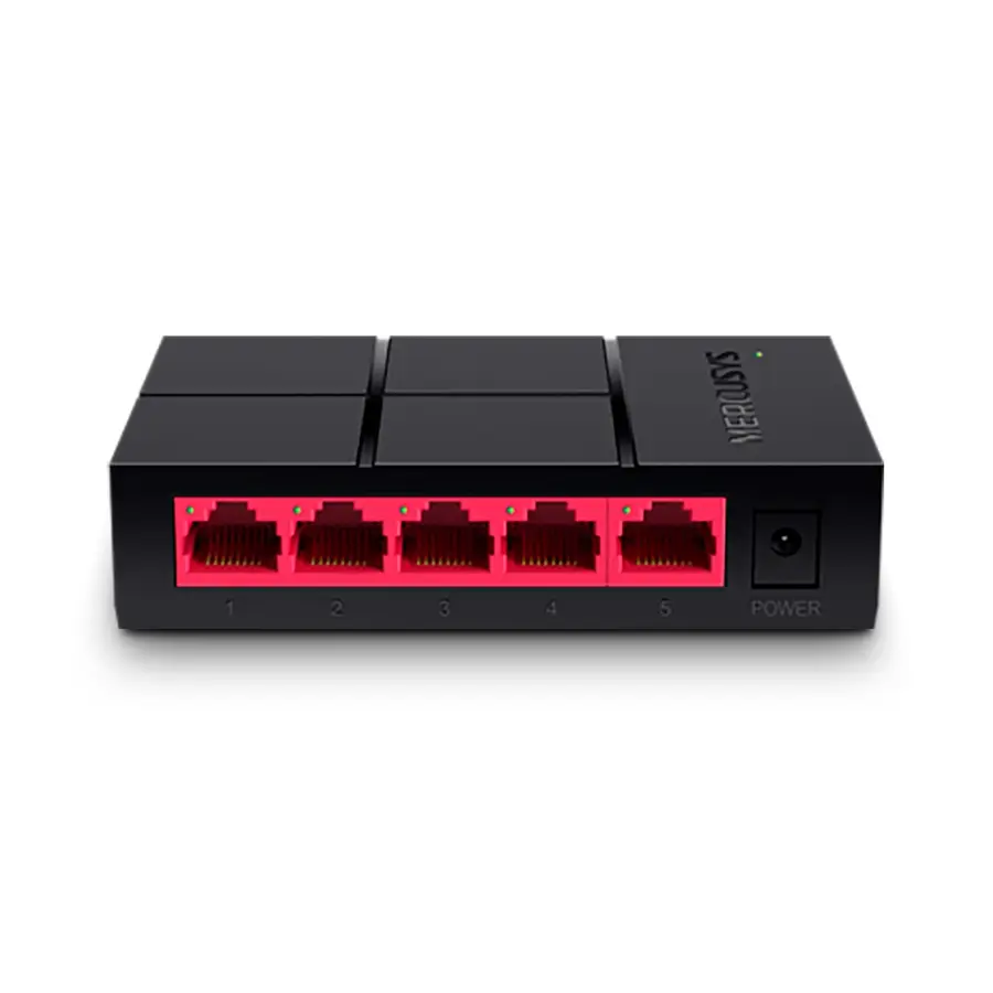 TP-LINK SWITCH ESCRITORIO MERCUSYS / 5 PTOS GIGA/ PLUG&PLAY/ MS105G