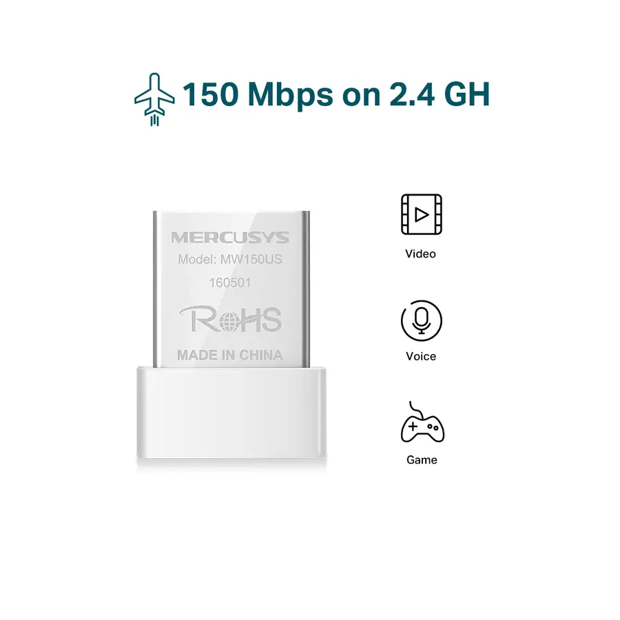 TP-LINK ADAPTADOR MINI N150 MERCUSYS / MW150US
