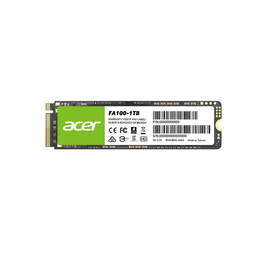 UNIDAD SSD ACER FA100 1TB M.2 NVME 3300MB/S (BL.9BWWA.120)
