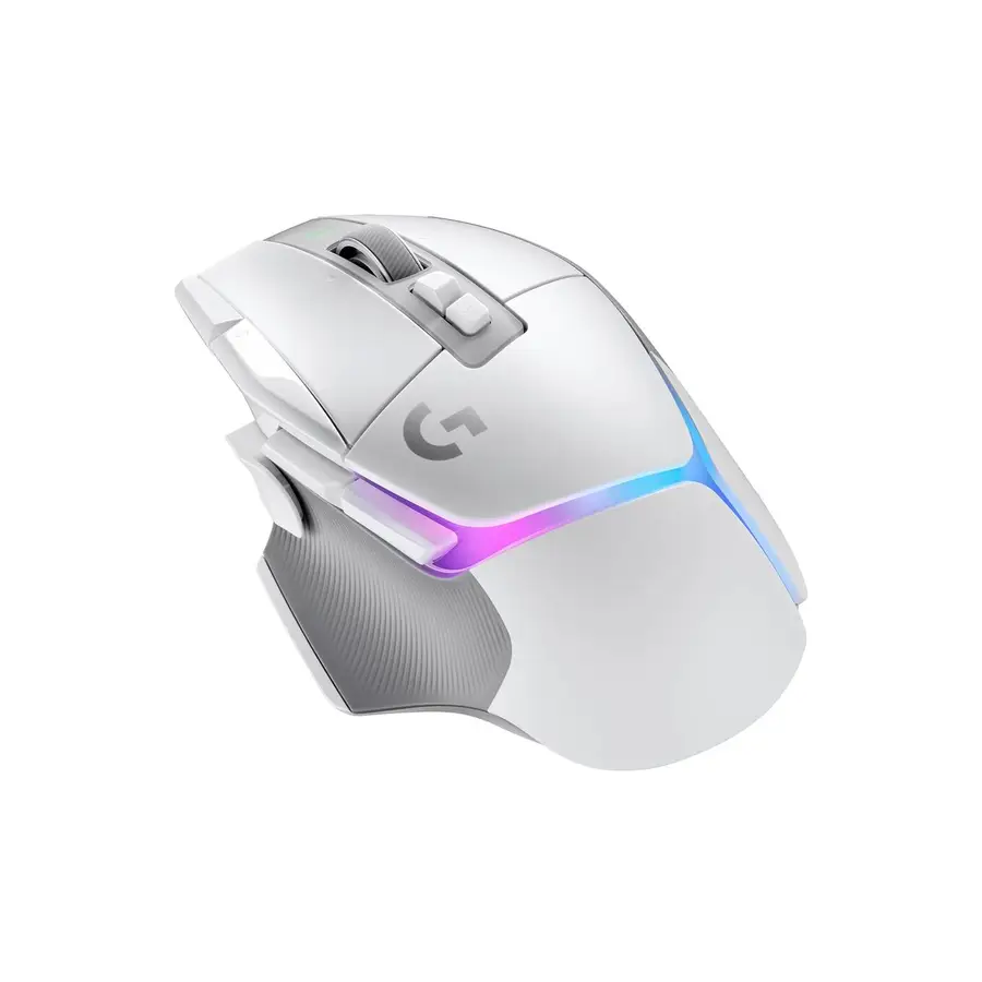 MOUSE LOGITECH G502 X PLUS HERO 2 25,600 DPI USB WHITE (910-006170)