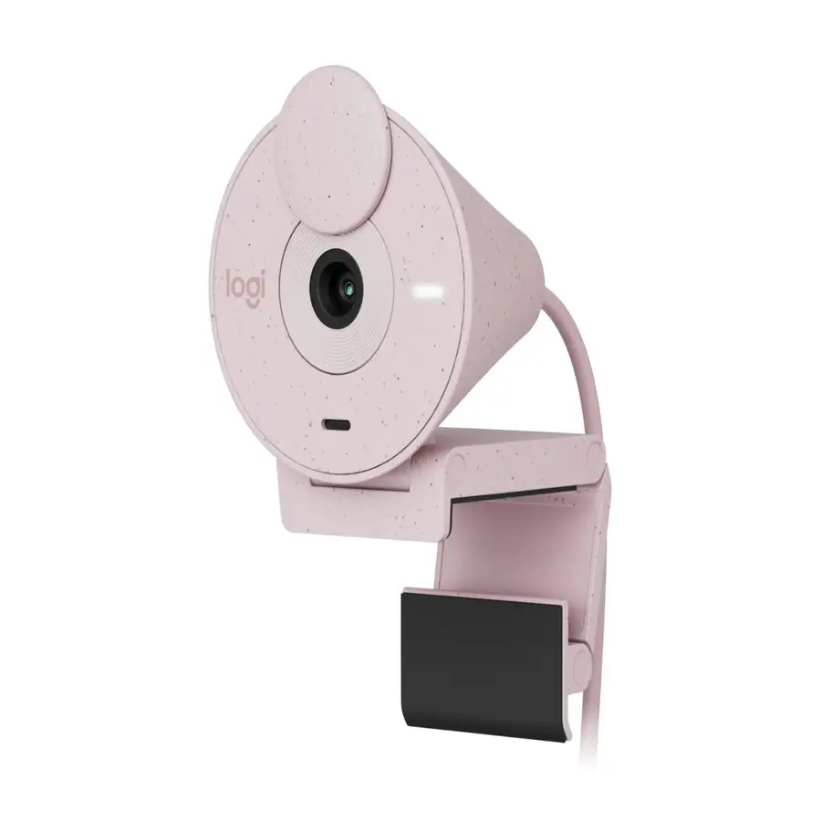 CAMARA WEB LOGITECH BRIO 300 FULL HD 1080p USB-C ROSE (960-001446)