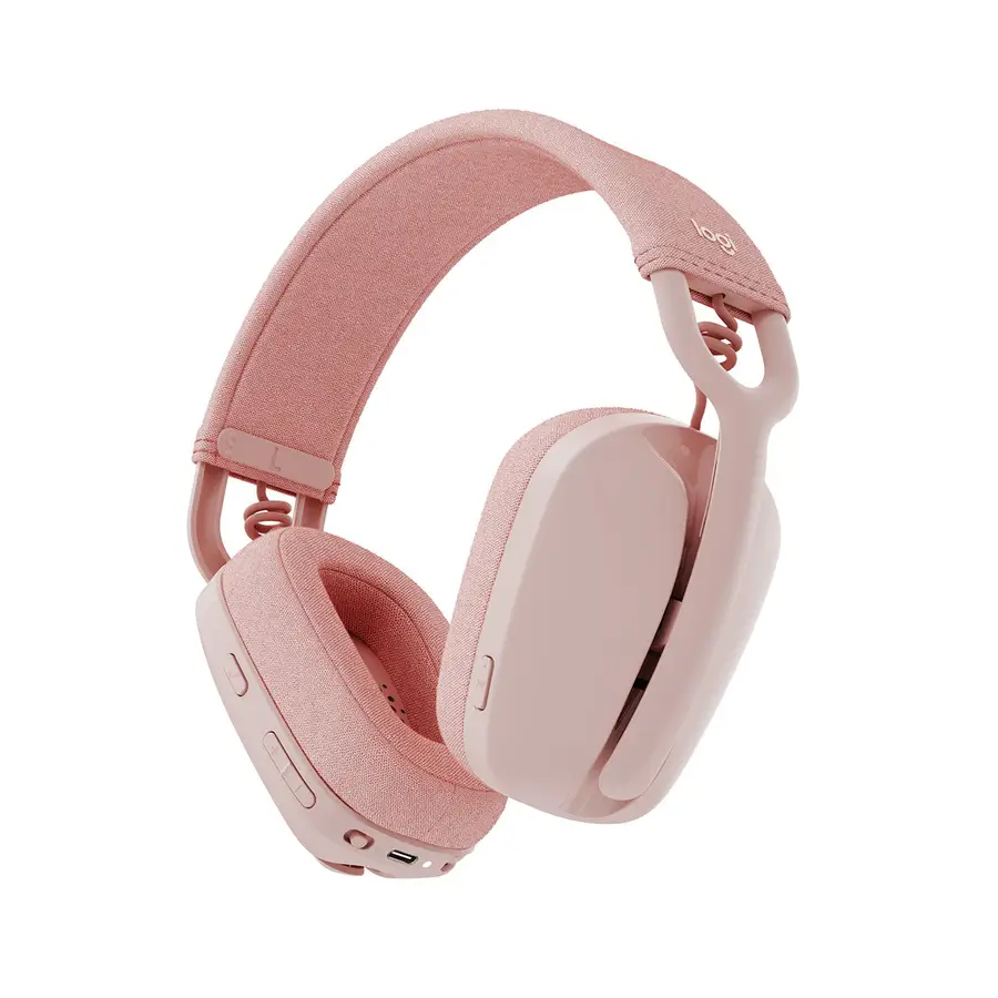 DIADEMA LOGITECH ZONE VIBE 100 BT PC MAC ANDROID ROSE (981-001223)