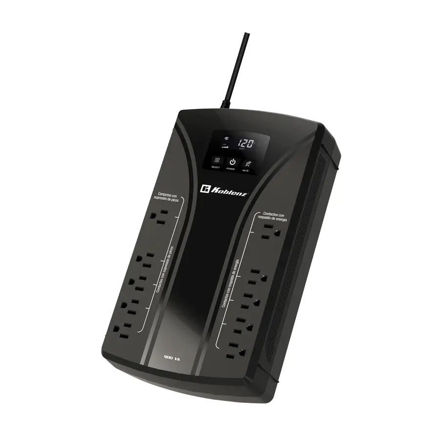 NO BREAK/UPS KOBLENZ 9022-USB/R 900VA/450W LCD 10 CONTACTOS (00-4258-00-0)