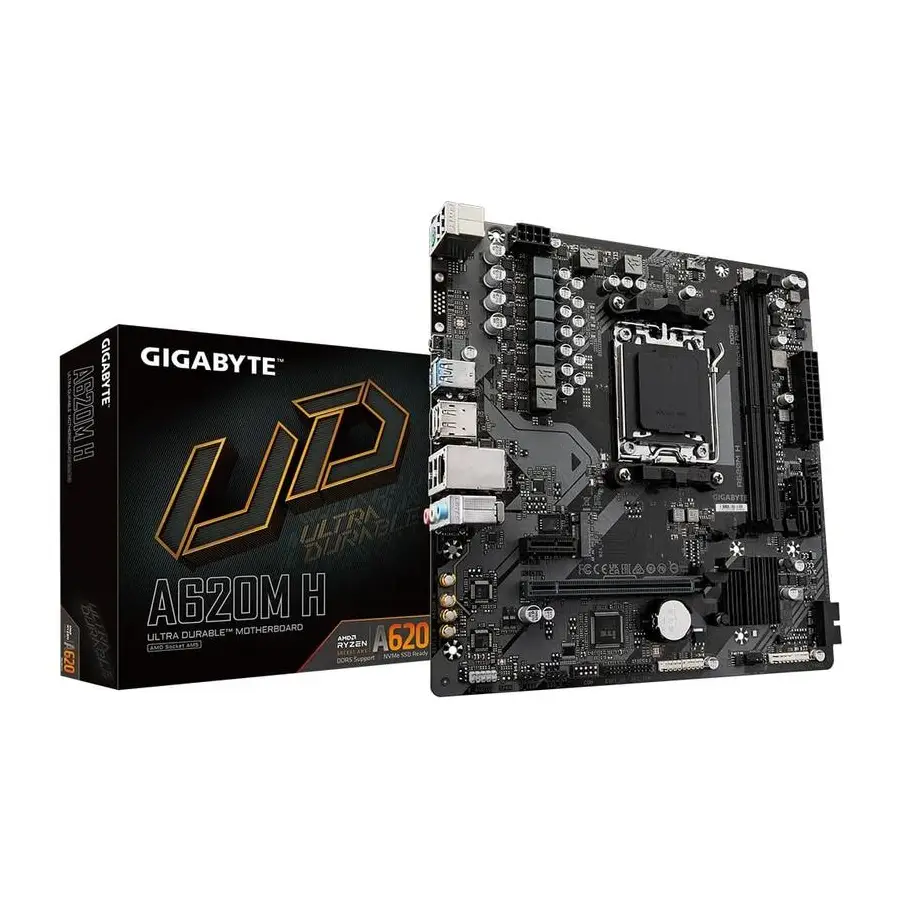 TARJETA MADRE GIGABYTE A620M H AM5 MICRO ATX 96GB DDR5 A620MH