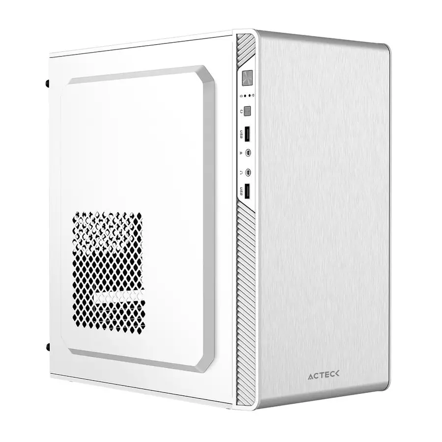 GABINETE ACTECK MINI TORRE PERFORMACE II GI215 FUENTE ATX 500W BLANCO AC-940047