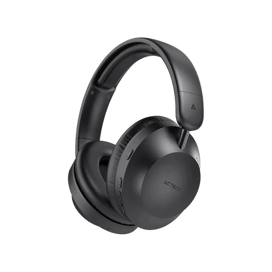 DIADEMA ACTECK TRITON PRO HP636 BLUETOOTH ALAMBRICO/INALAMBRICO USB C NEGRO