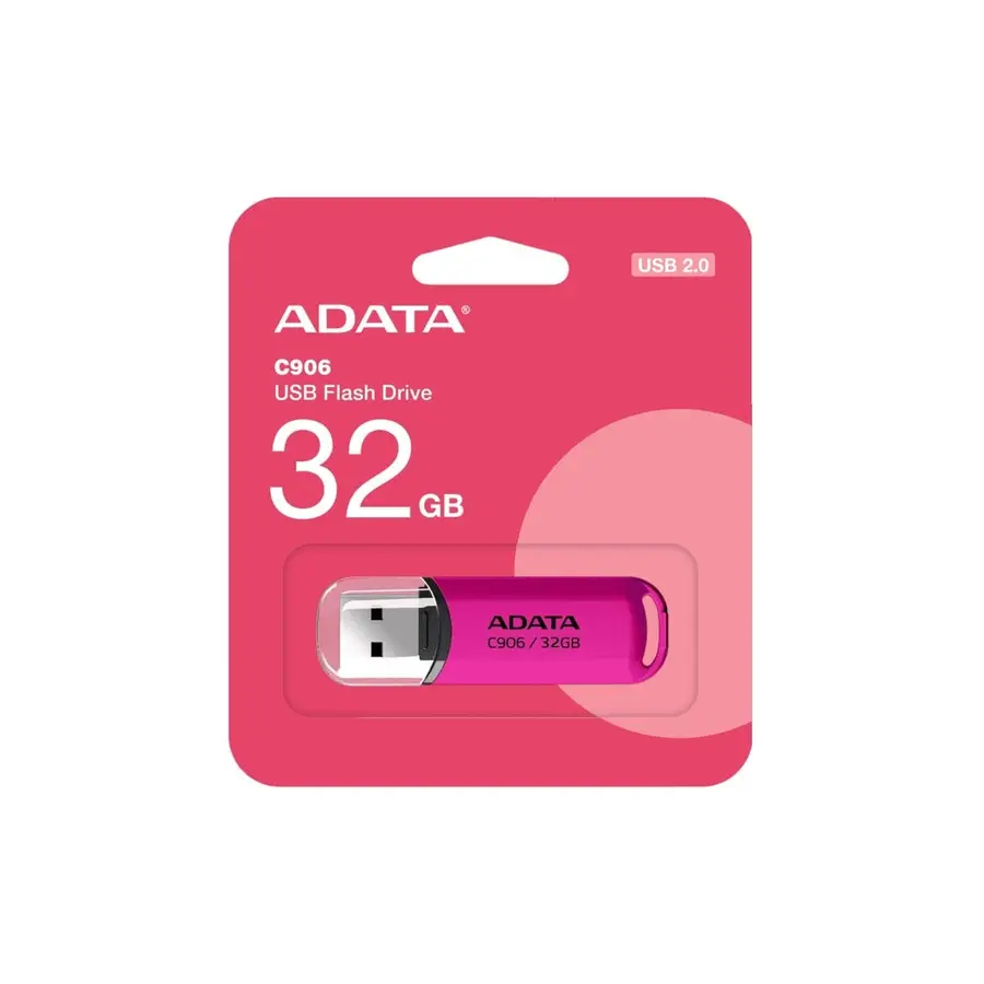 MEMORIA FLASH ADATA AC906 32GB USB 2.0 PINK (AC906-32G-RPP)