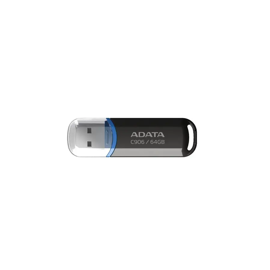 MEMORIA FLASH ADATA AC906 64GB USB 2.0 BLACK (AC906-64G-RBK)
