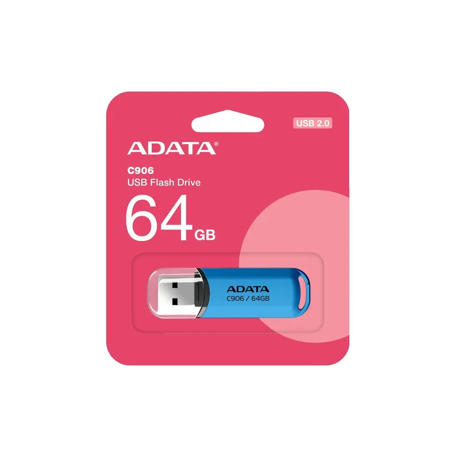 MEMORIA FLASH ADATA AC906 64GB USB 2.0 BLUE (AC906-64G-RWB)
