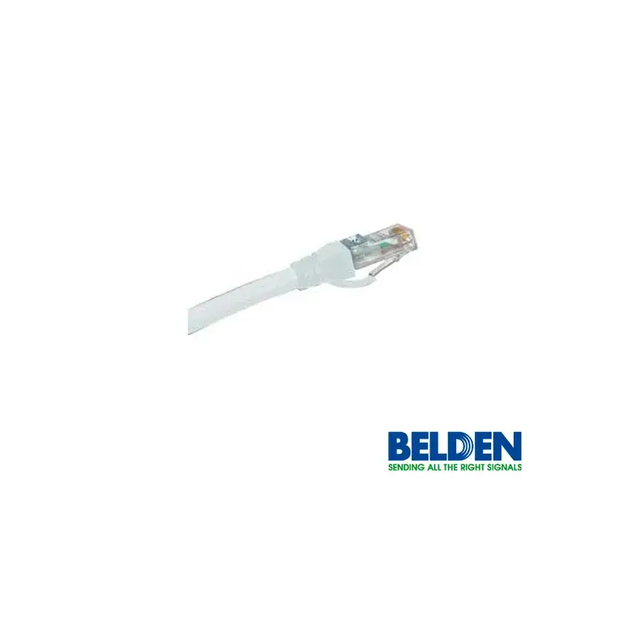 PATCH CORD UTP CAT6A BELDEN CA21109007 - 2, 1 M, RJ-45, MACHO, BLANCO