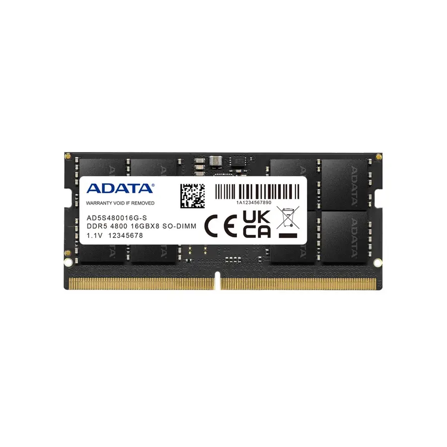 MEMORIA DDR5 ADATA 16GB 4800 SO-DIMM (AD5S480016G-S)