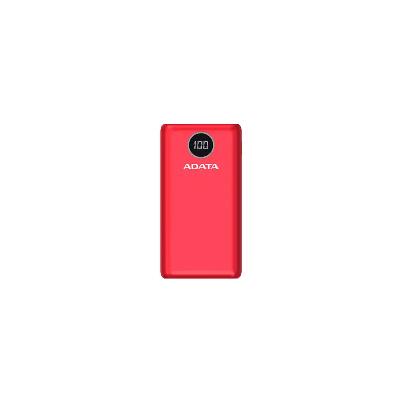 CARGADOR PORTATIL DIG ADATA P20000QCD TIPO C ROJO (AP20000QCD-DGT-CRD)