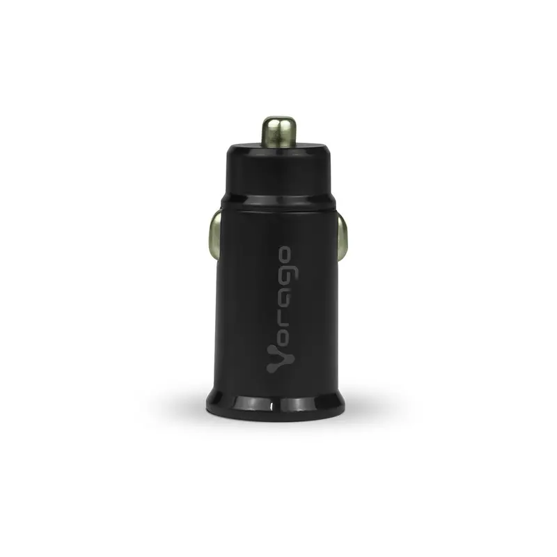 CARGADOR PARA AUTO VORAGO 1XUSB-C 20W 1XUSB A QCH 3.0 NEGRO AU-305-BK