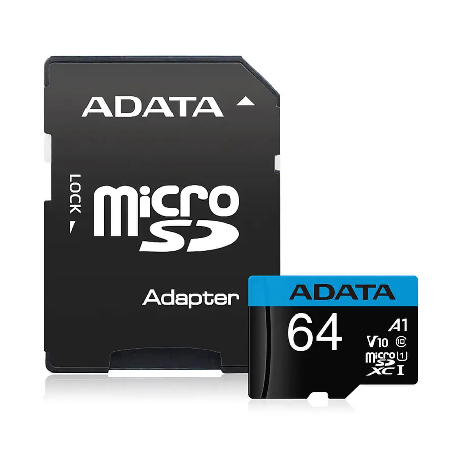 MEMORIA MICRO SDXC ADATA 64GB UHS-I CL10 A1 (AUSDX64GUICL10A1-RA1)