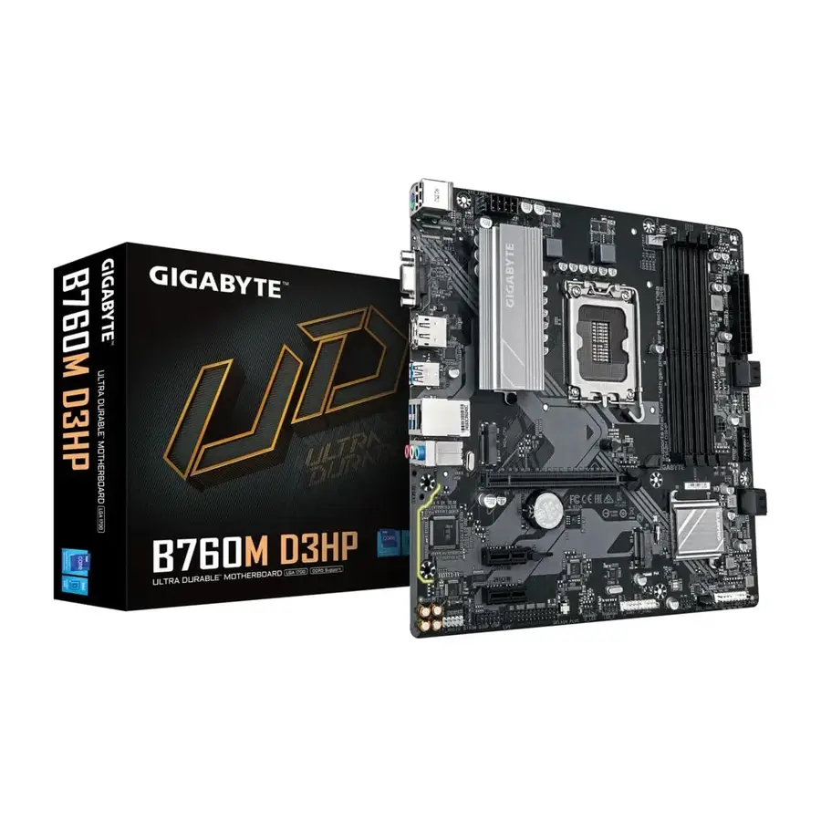 TARJETA MADRE GIGABYTE B760M D3HP MICRO ATX LGA 1700 B760 192GB DDR5