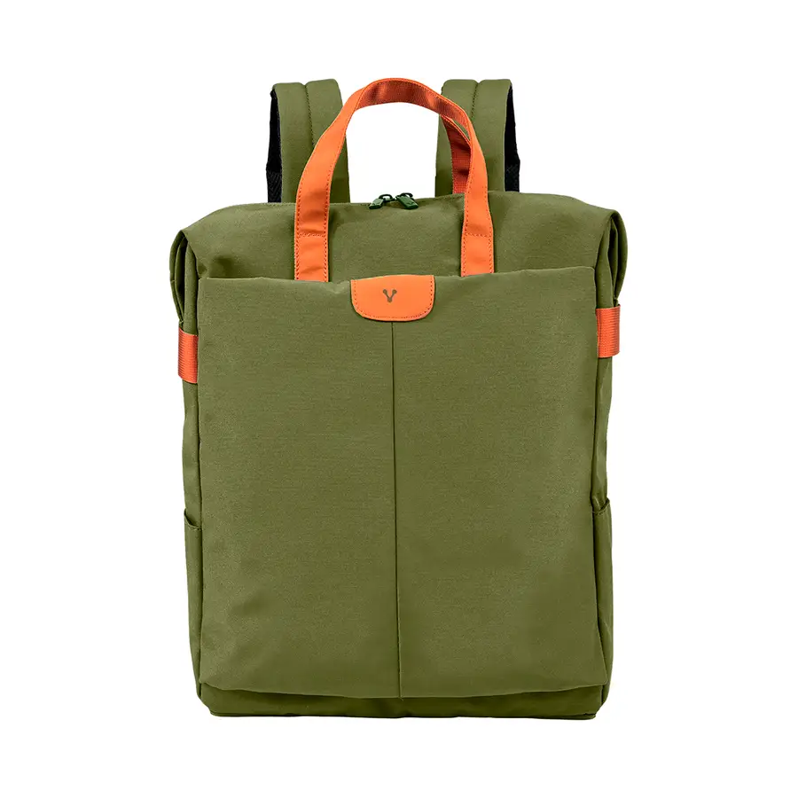 MOCHILA VORAGO VINTAGE DOBLE USO LAPTOP 15.6" VERDE (BP-301-GR)